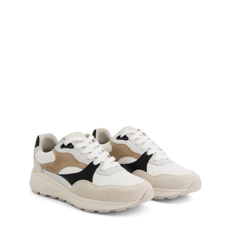 Royston Women - Sneakers - Leather - Sand/Black FRD