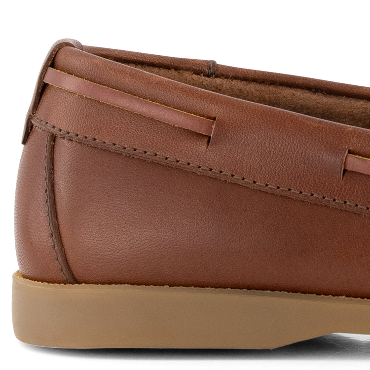 Exmouth Women - Boat shoes - Leather - Brown DFH