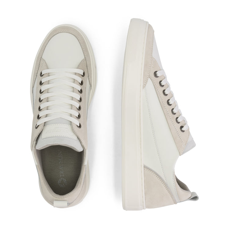 Croft Men - Sneakers - Leather - White-Sand UPD