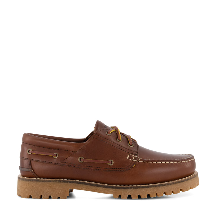 Plymouth Men - Boat shoes - Leather - Brown R