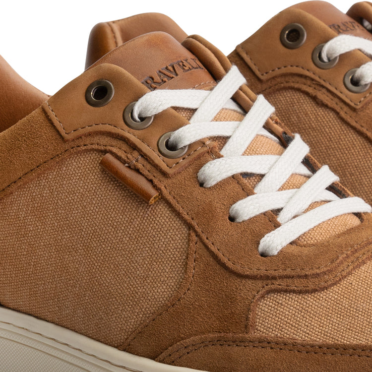 Bromley Men - Sneakers - Canvas and suede - Cognac DFW