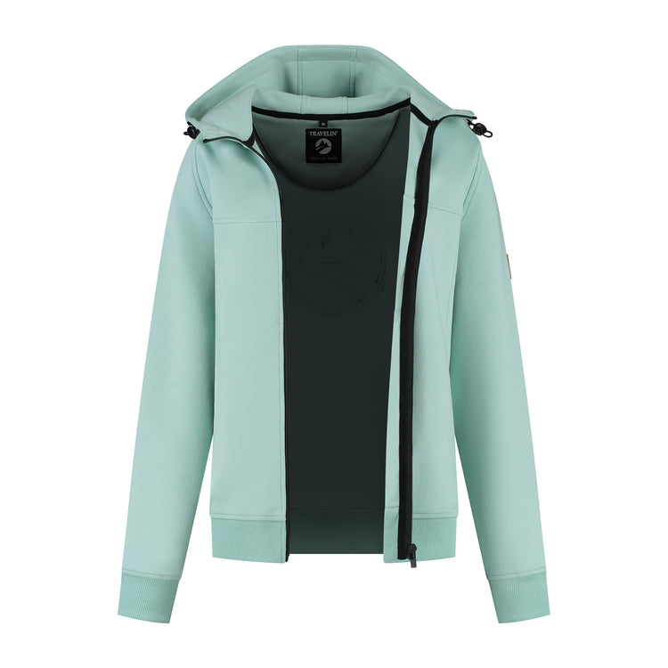 Sanna Women - Outdoor cardigan - Sweater - Green CVO