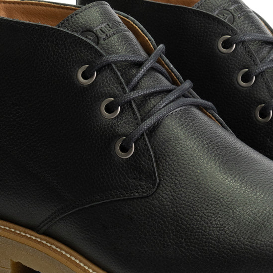 Ryhall - Leather lace-up shoes - Men - Black DFW