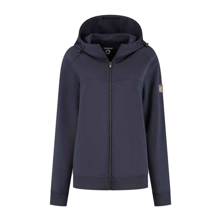 Stine Women - Hooded Cardigan - Sweat - Navy F