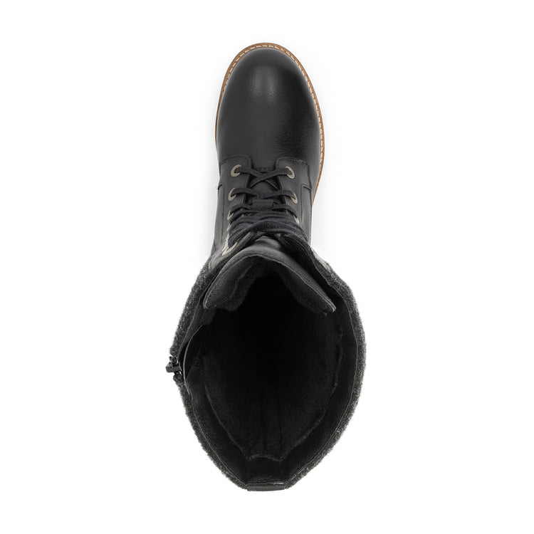 Struve Women - High Lace-up boots - Wool/Felt - Black UPS