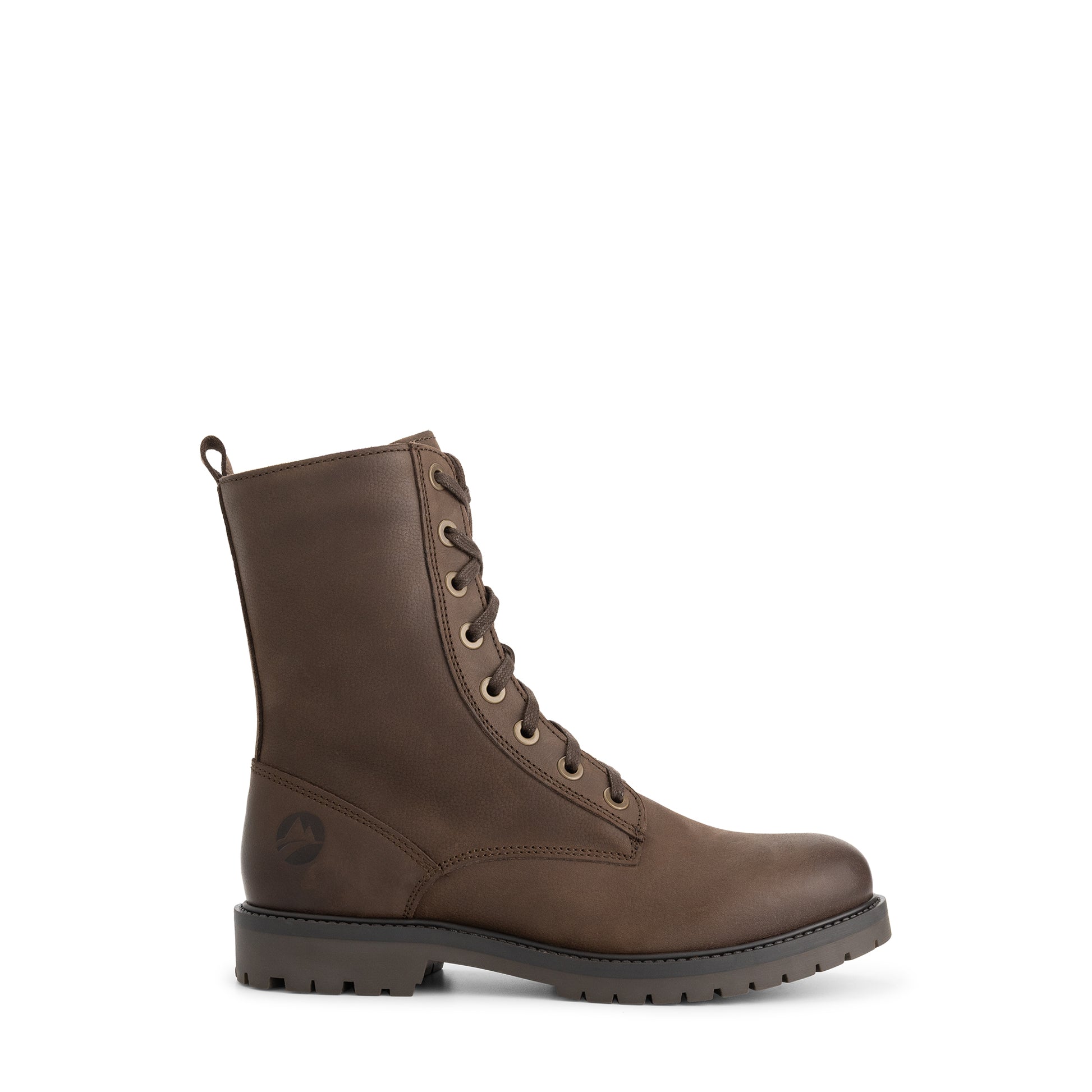 Bossvika Women - Lace-up boots - Nubuck - Dark brown R