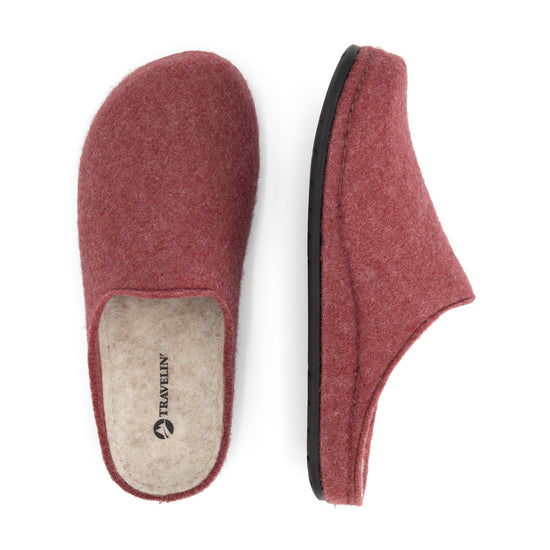 Come Home Women - House slippers - Wool - Red UPD