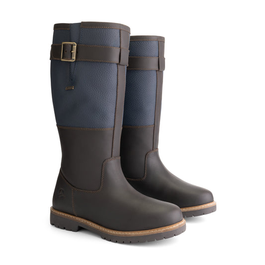 Grimstad - Wool-lined outdoor boots - Women - Blue FRD