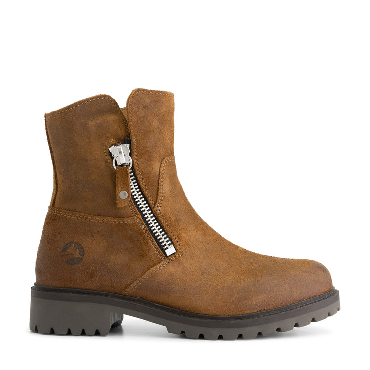 Venning Women - Ankle Boots - Suede - Cognac R