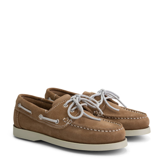 Foss Kids - Boat shoes - Suede - Light brown FRD