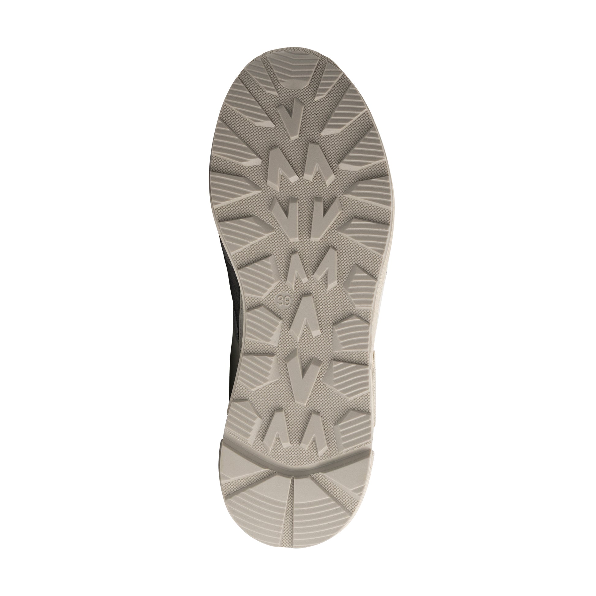 Romsey Men - Sneakers - Leather - Grey/Green UNS