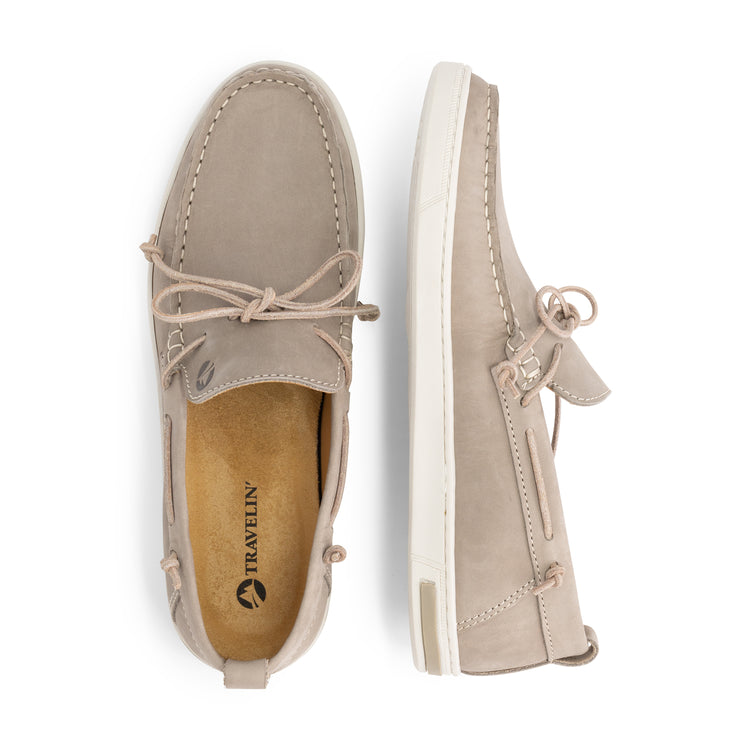 Falmouth Men - Boat shoes - Nubuck - Grey UPD