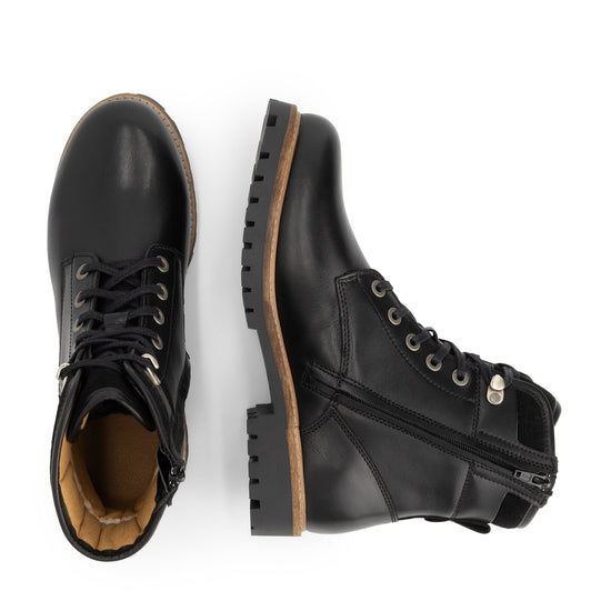 Karhamn Men - Lace-up boots - Leather - Black UPD