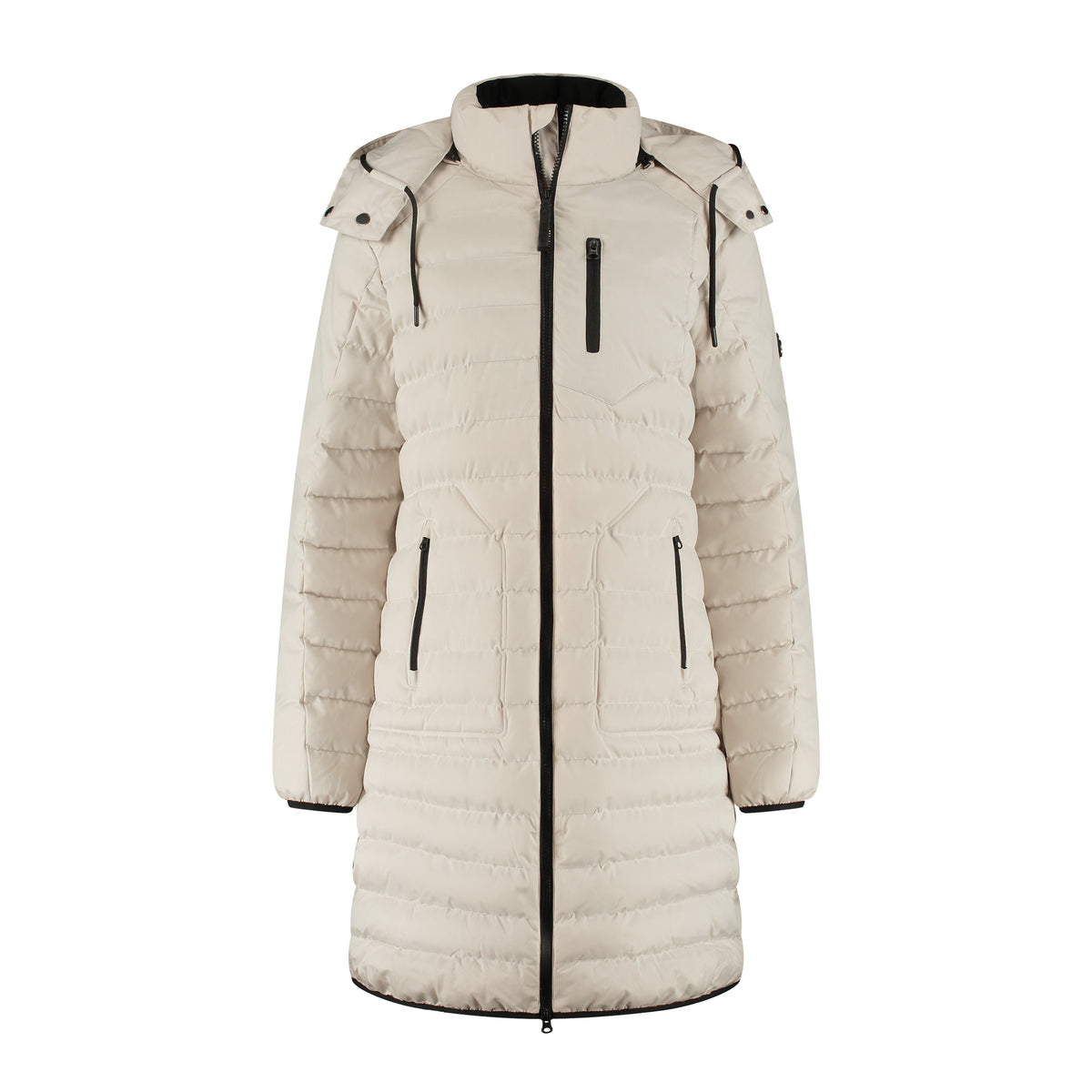 Saga Women - Puffer Winter Jacket - Waterproof - Sand F