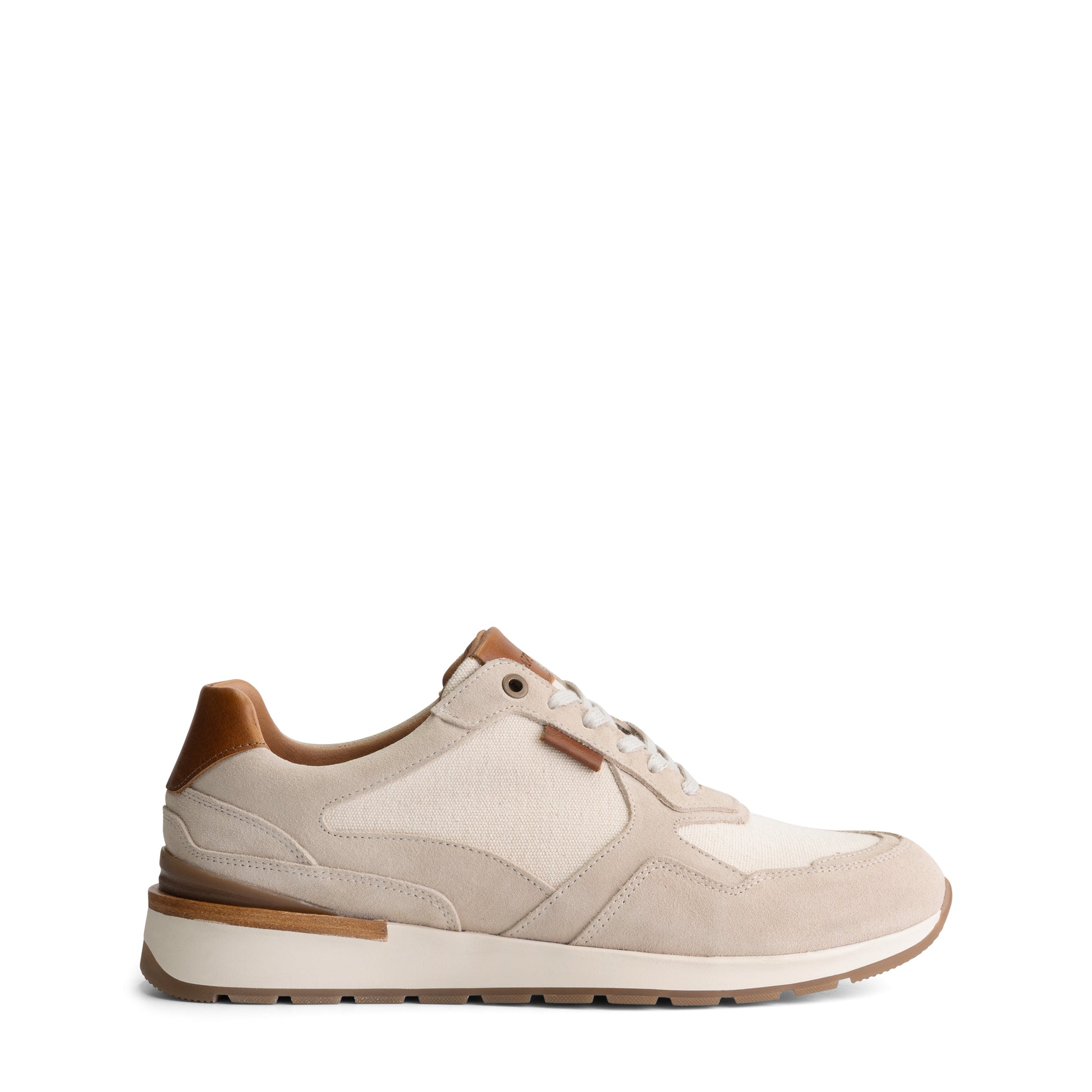 Newberry Men - Sneakers - Canvas and suede - White R