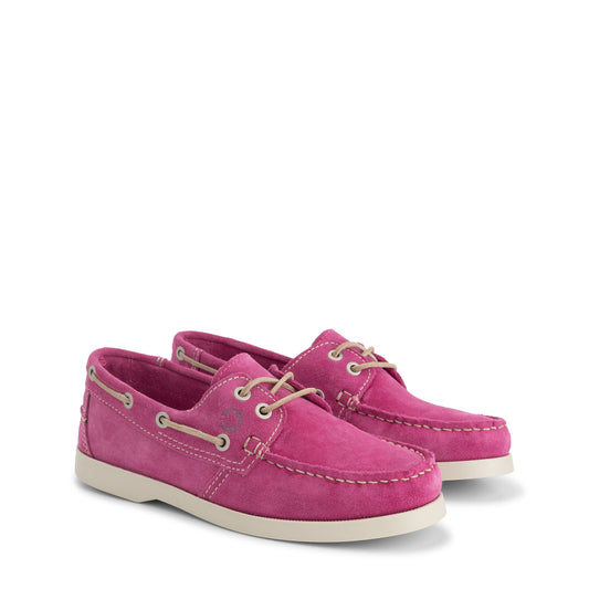 Kajaani Women - Boat shoes - Suede - Pink FRD