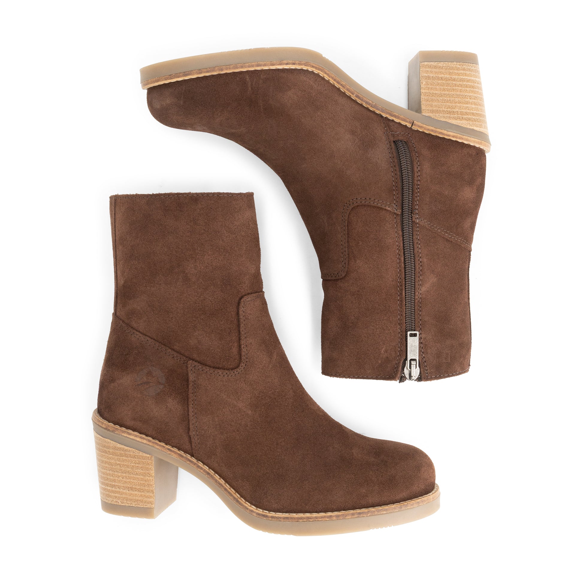 Indre Women - Ankle boots - Leather - Dark brown UPD