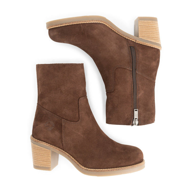 Indre Women - Ankle boots - Leather - Dark brown UPD