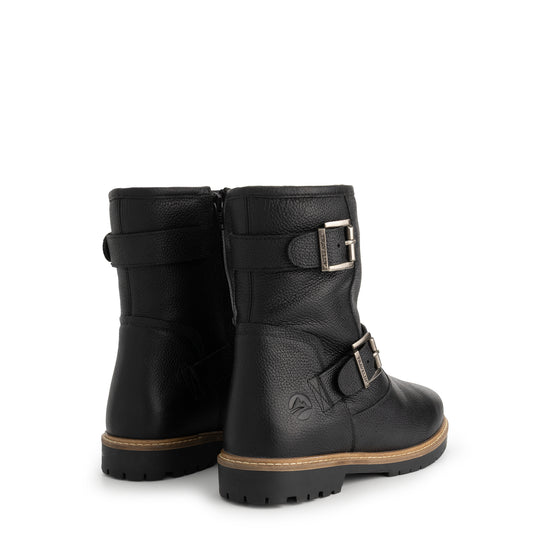 Trustrup Women - Biker boots - Wool-lined - Black BD