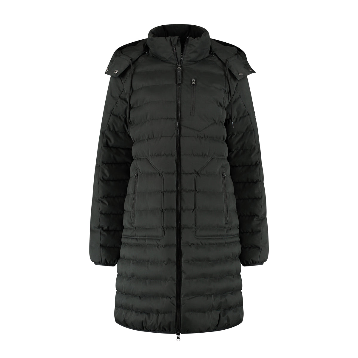 Saga Women - Puffer Winter Jacket - Waterproof - Black F