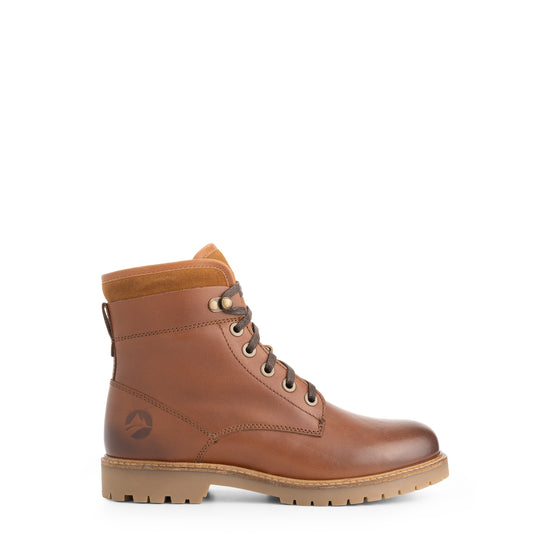 Seiland Women - Lace-up boots - Leather - Cognac R