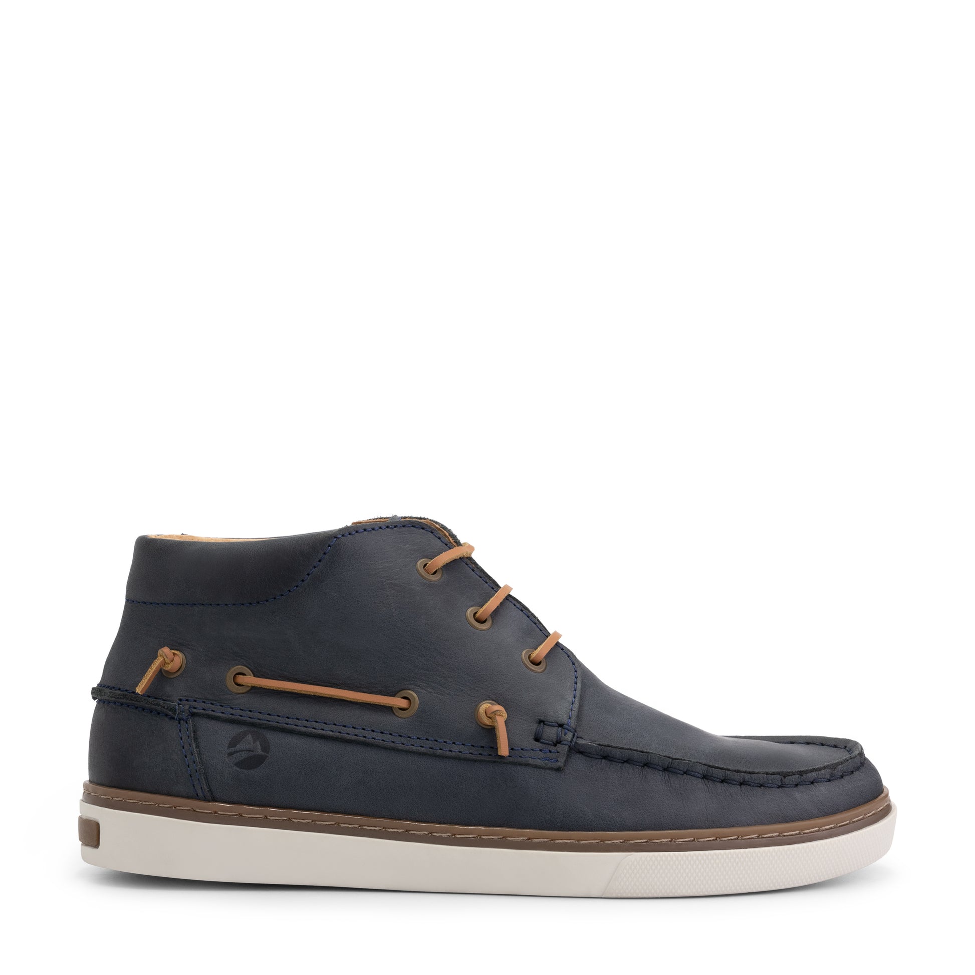 Helford Men - Mid lace-up shoes - Leather - Navy R