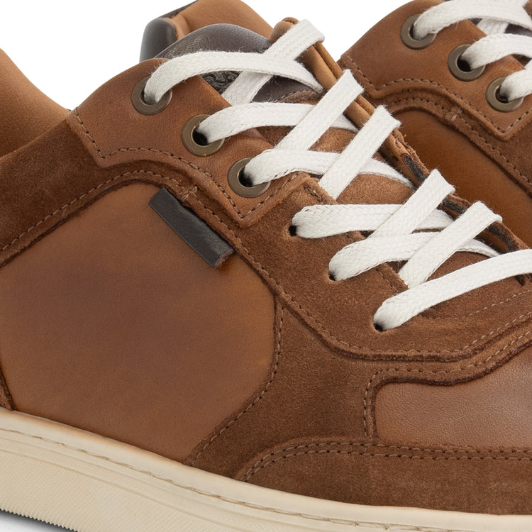 Burnham Men - Sneakers - Leather - Cognac DFW