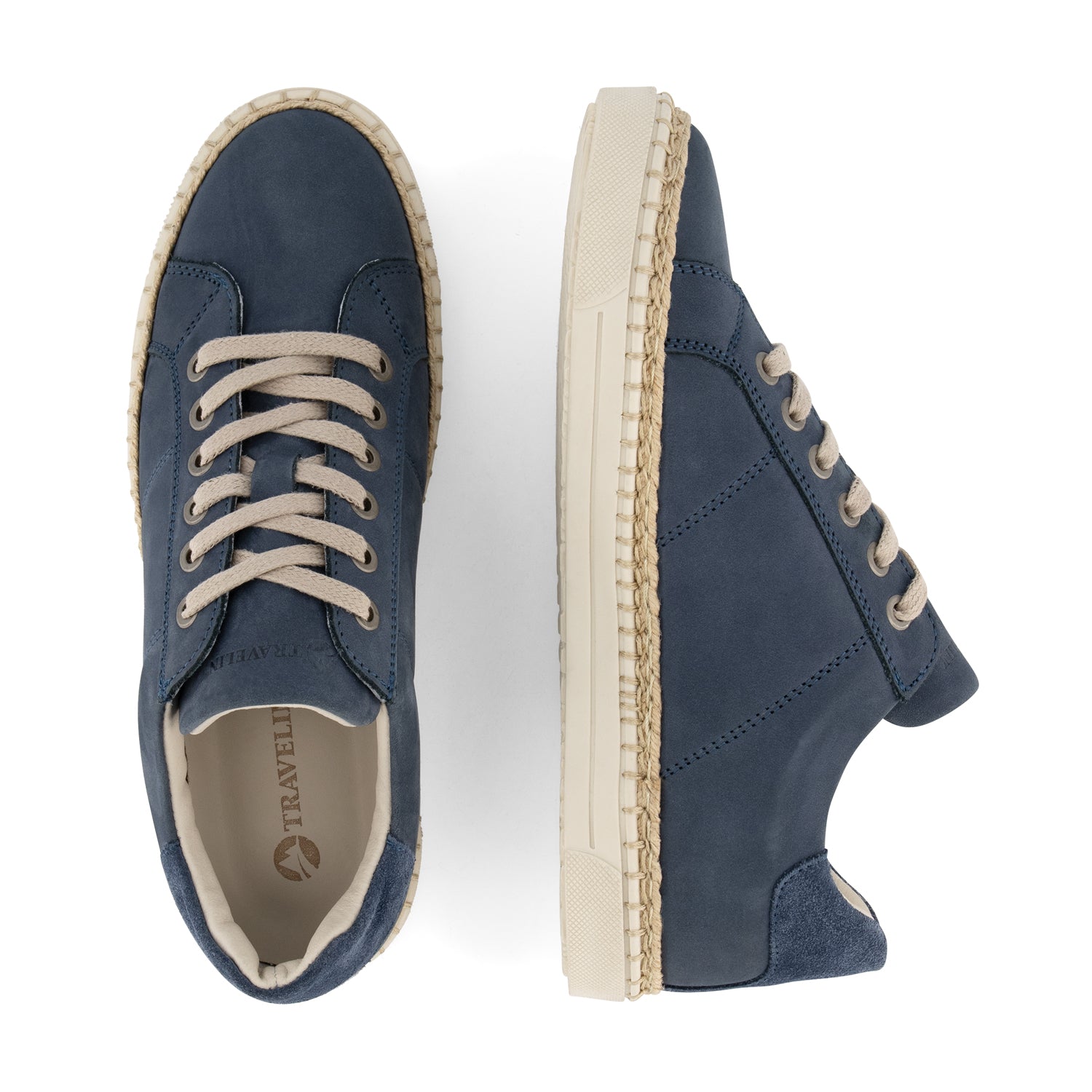 Caen Women - Sneakers - Leather - Blue UPD