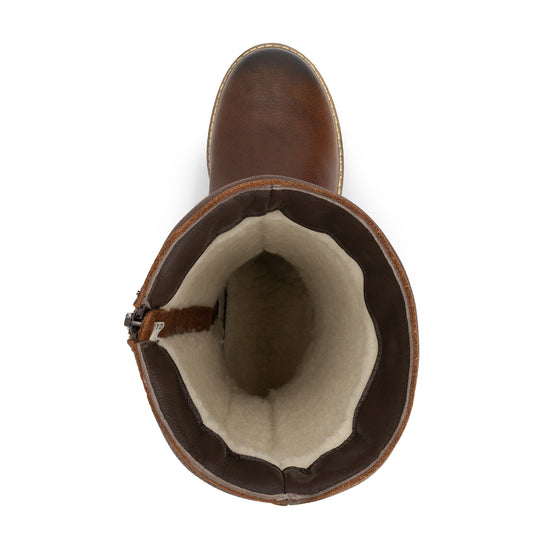 Forde Women - High boots - Wool-lined - Dark brown UPS