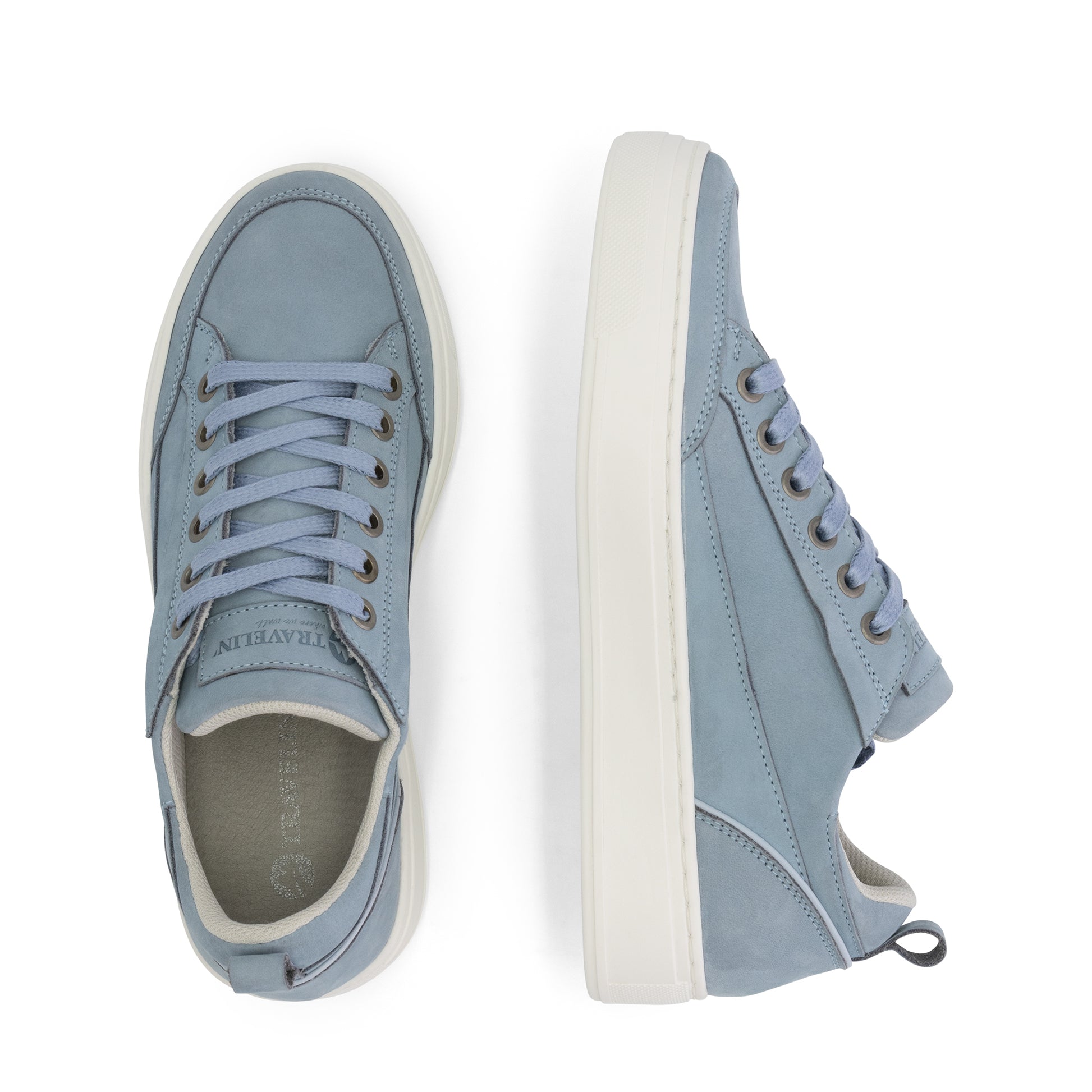 Cumbria Women - Sneakers - Nubuck - Light blue UPD