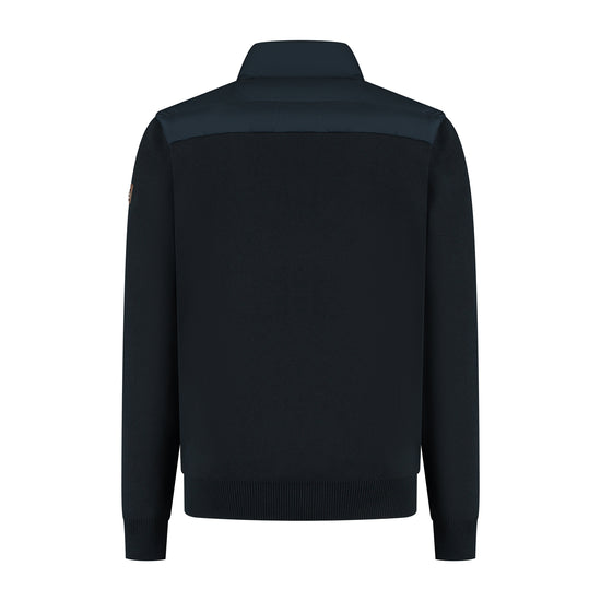 Damian Men - Outdoor cardigan - Padded - Navy B