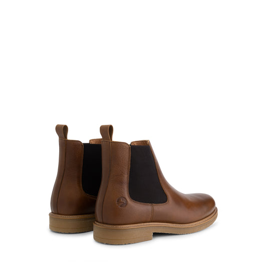 Egleton  Men - Chelsea boots - Leather - Cognac BD