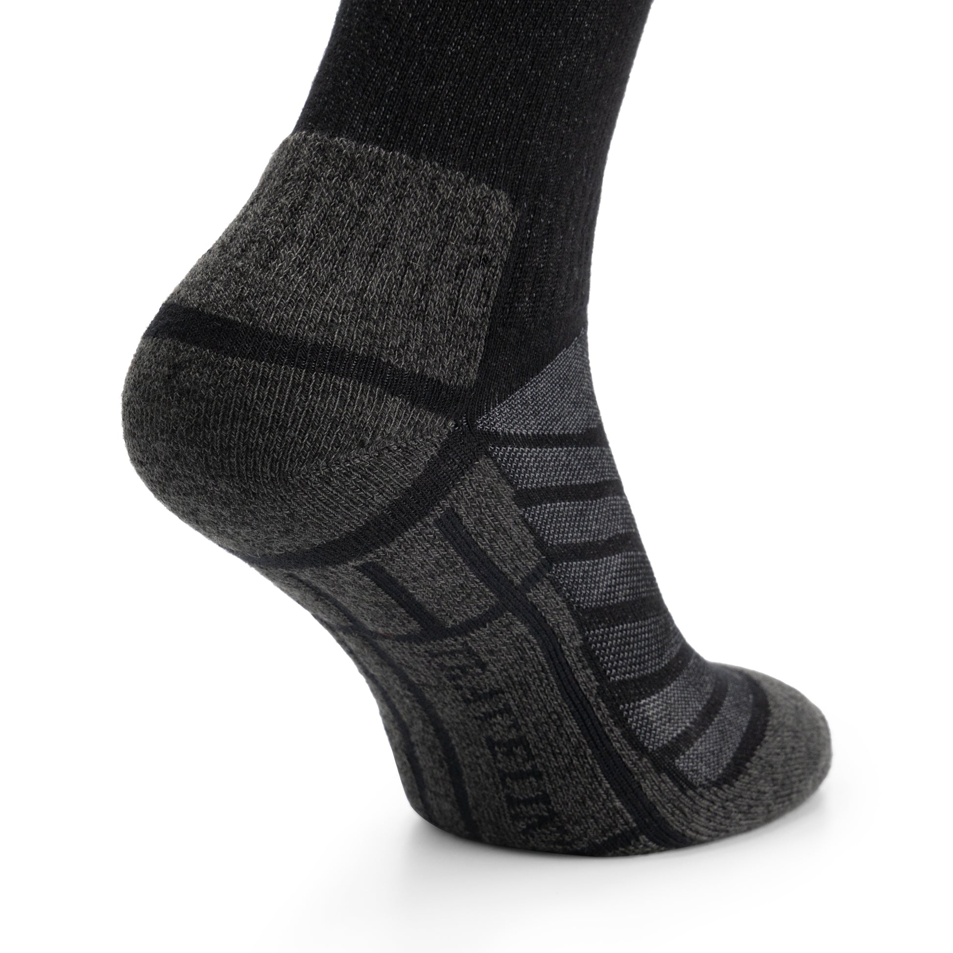 Bran Unisex 2-pack hiking socks – Seamless & breathable – Black ACC2