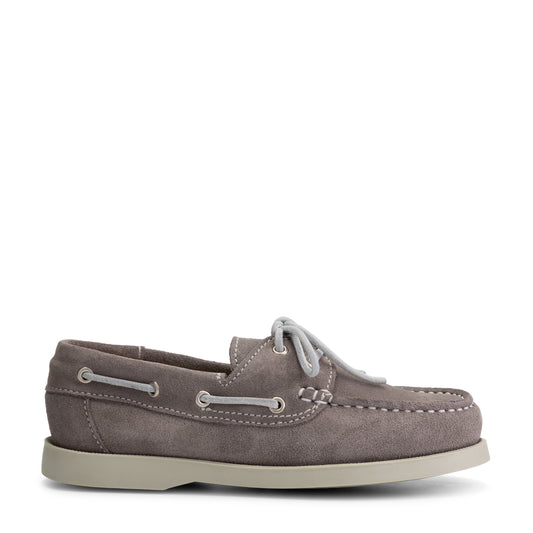 Foss Kids - Boat shoes - Suede - Grey R