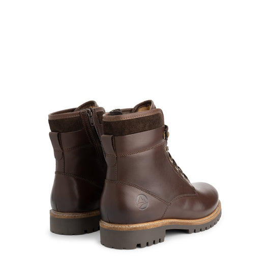 Karhamn Men - Lace-up boots - Leather - Dark brown BD