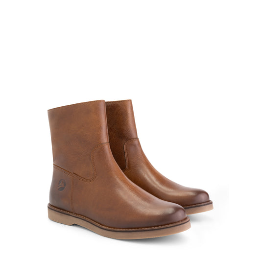 Castres Women - Ankle Booties - Leather - Cognac FRD