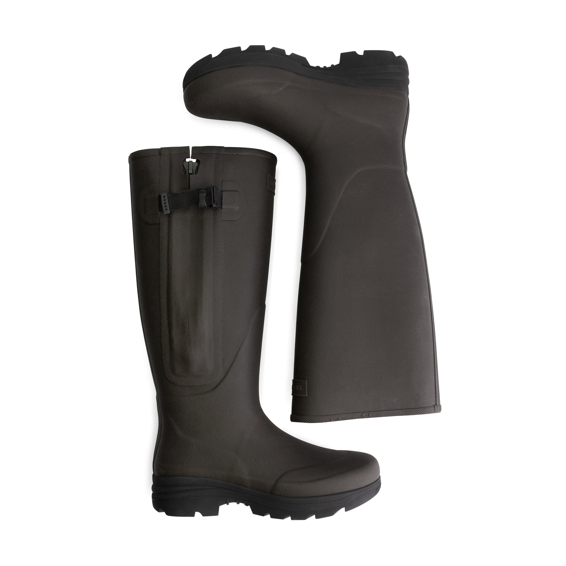 Glendale - High rubber boots - Women - Brown UPD