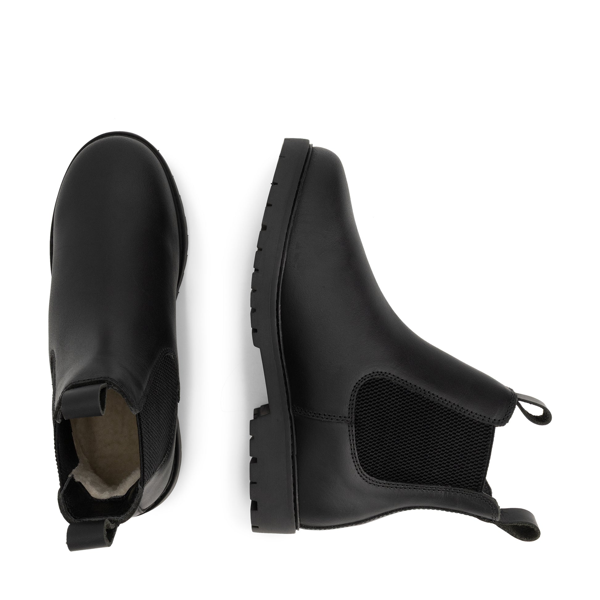 Raufoss Women - Chelsea boots - Wool-lined - Black UPD