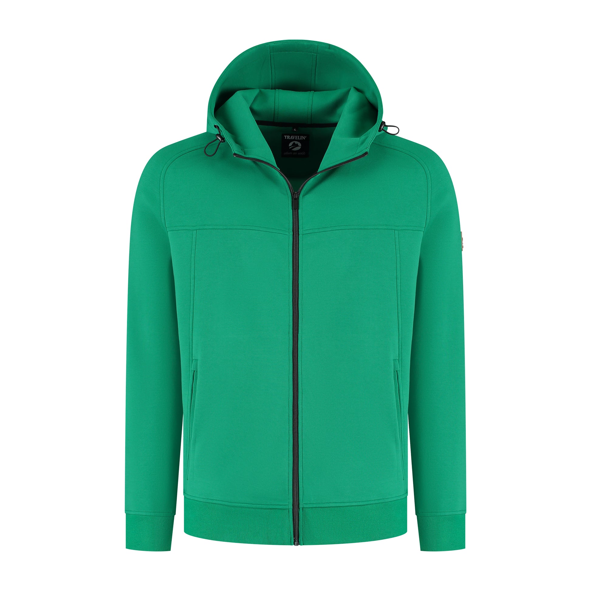 Soren Men - Outdoor cardigan - Sweater - Dark green F