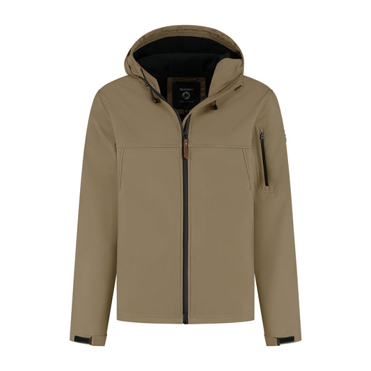 Stian Men - Softshell jacket - Waterproof - Brown F