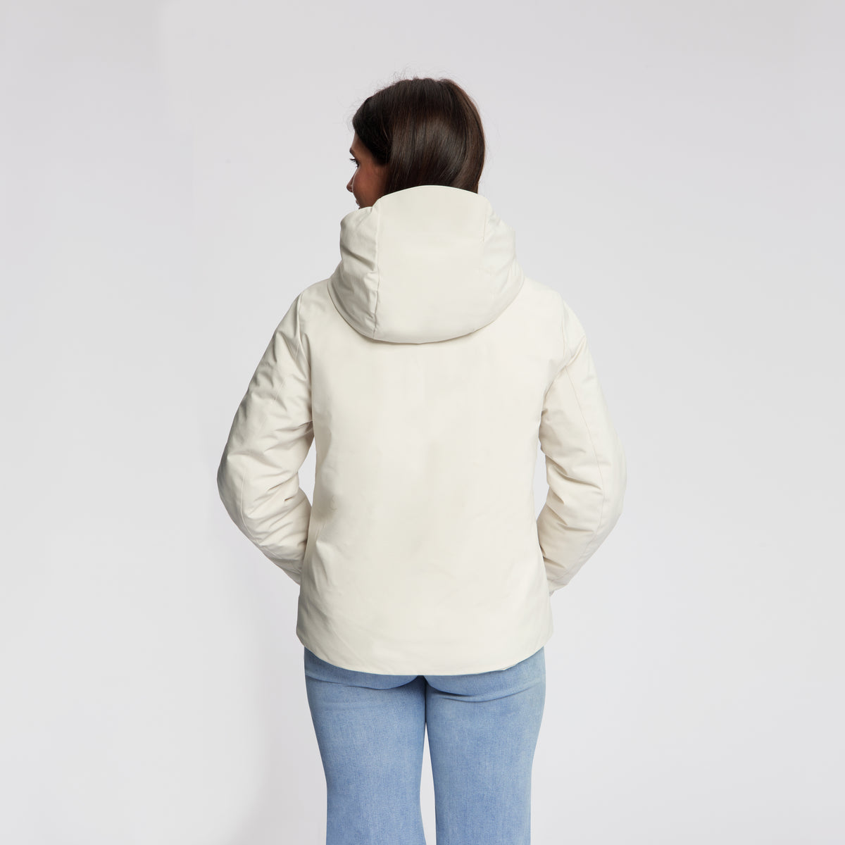 Nayla Women - Lined Hardshell Jacket - Sand MV3