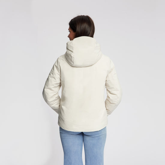 Nayla Women - Lined Hardshell Jacket - Sand MV3