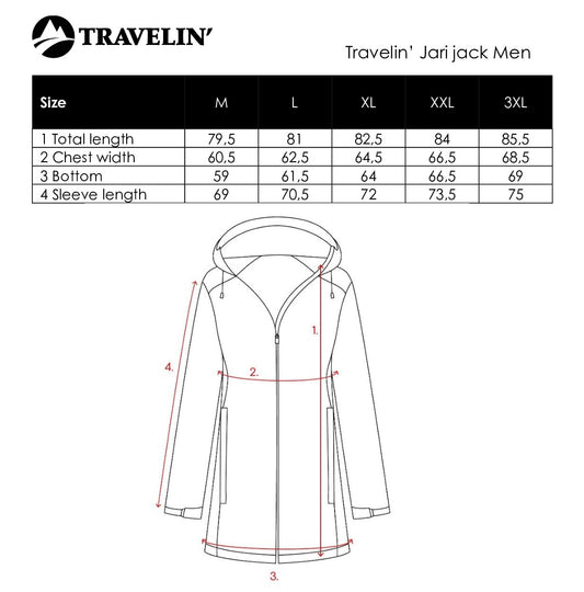 Jari - Waterproof jacket - Men - Navy SC