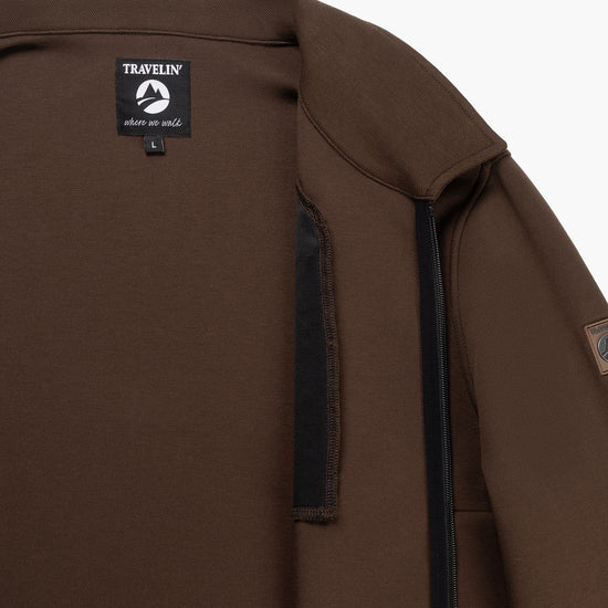 Niko Men - Outdoor overshirt - Brown DCI