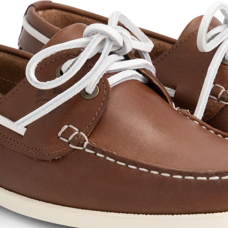 Ebeltoft Women - Boat shoes - Leather - Brown DFW