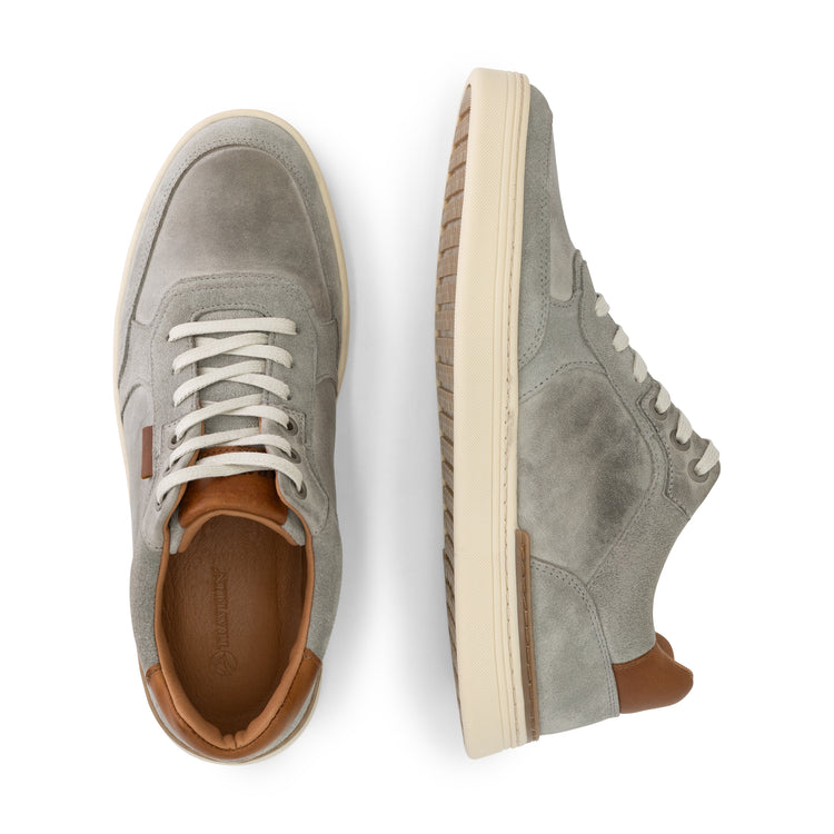 Burnham - Leather sneaker - Men - Grey UPD