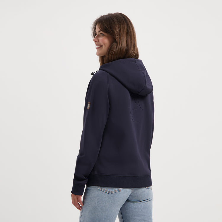 Stine Women - Hooded Cardigan - Sweat - Navy MV