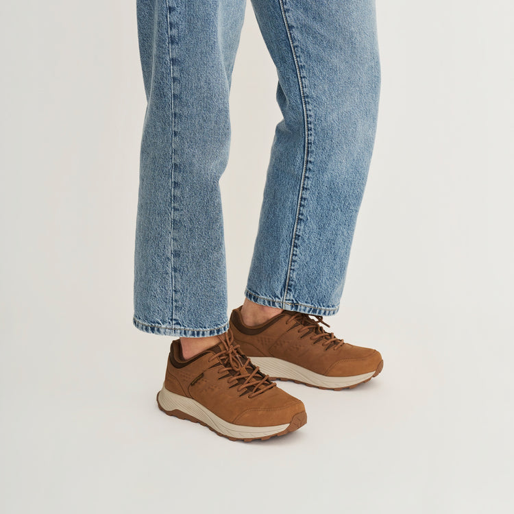 Stege Women - Low hiking shoes - Waterproof - Cognac MV