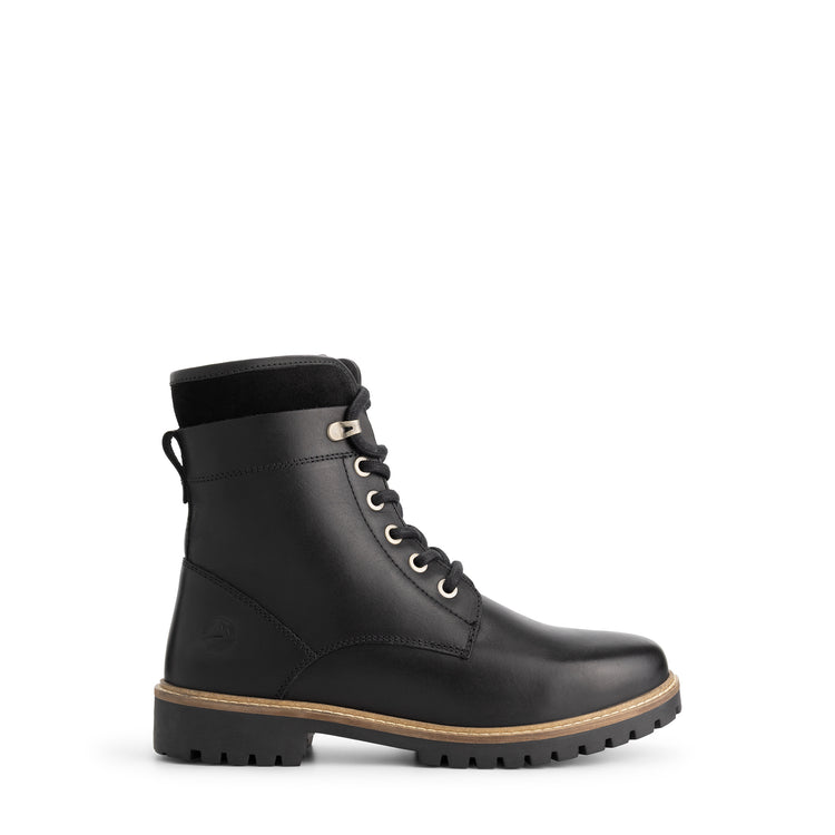 Langdets Men - Lace-up boots - Wool-lined - Black R