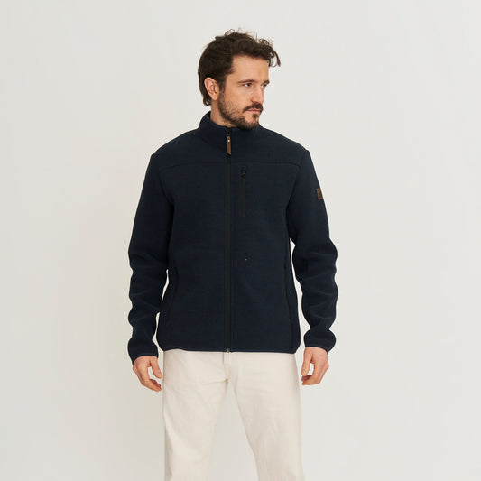 Lars Men - Outdoor cardigan - Navy MV